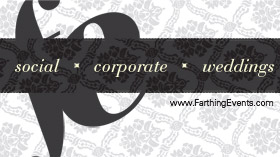 Farthing Events Print Collateral Design