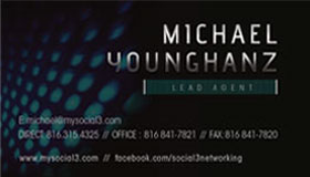 Social3 Business Cards Design