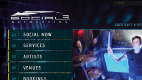 Social3 Networking Web Design