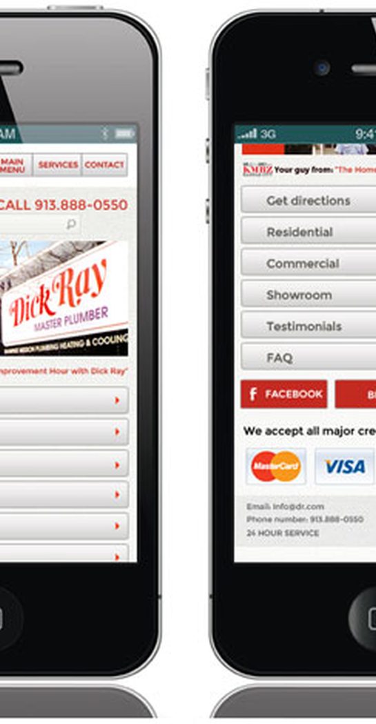 Farthing Events Web Development Screenshots