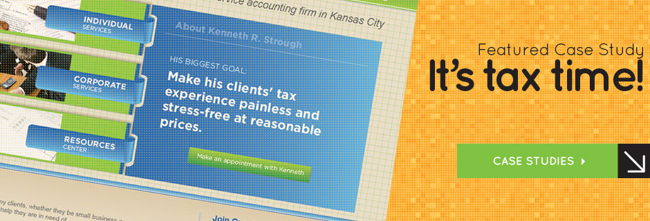 KRS Accounting Website Development Case Study Slide